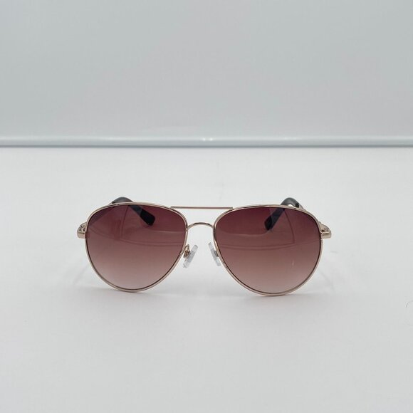 Oscar de la Renta Accessories - Oscar De La Renta Aviator Sunglasses With Gradient Brown Lenses & Gold Frame